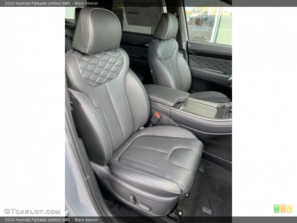 Black Interior Rear Seat for the 2020 Hyundai Palisade Limited AWD #135485726