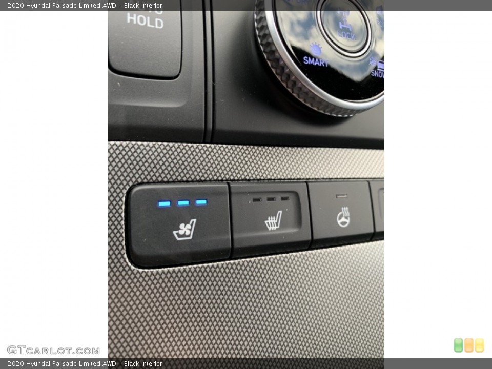 Black Interior Controls for the 2020 Hyundai Palisade Limited AWD #135485846