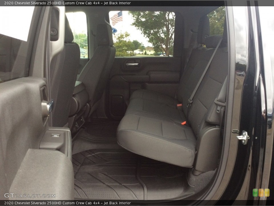 Jet Black Interior Rear Seat for the 2020 Chevrolet Silverado 2500HD Custom Crew Cab 4x4 #135494738