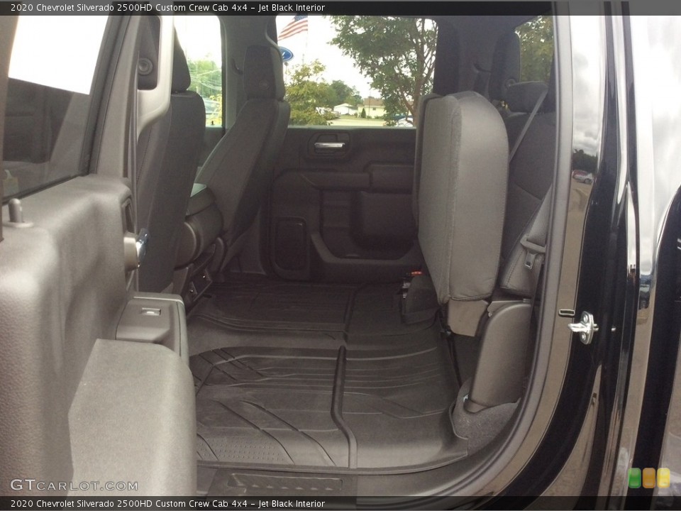 Jet Black Interior Rear Seat for the 2020 Chevrolet Silverado 2500HD Custom Crew Cab 4x4 #135494753