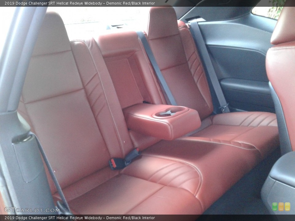 Demonic Red/Black Interior Rear Seat for the 2019 Dodge Challenger SRT Hellcat Redeye Widebody #135499238
