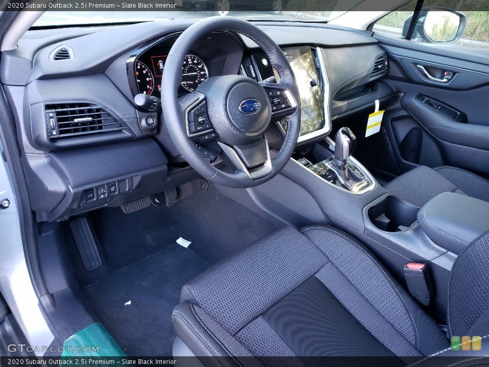 Slate Black Interior Photo for the 2020 Subaru Outback 2.5i Premium #135500675