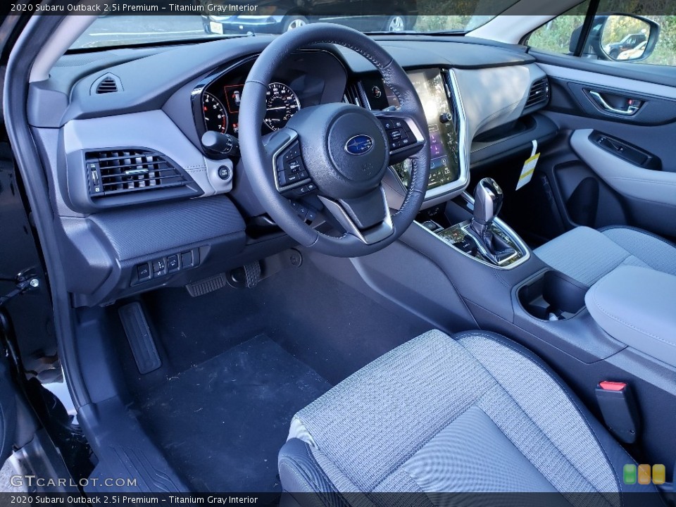 Titanium Gray Interior Photo for the 2020 Subaru Outback 2.5i Premium #135500876
