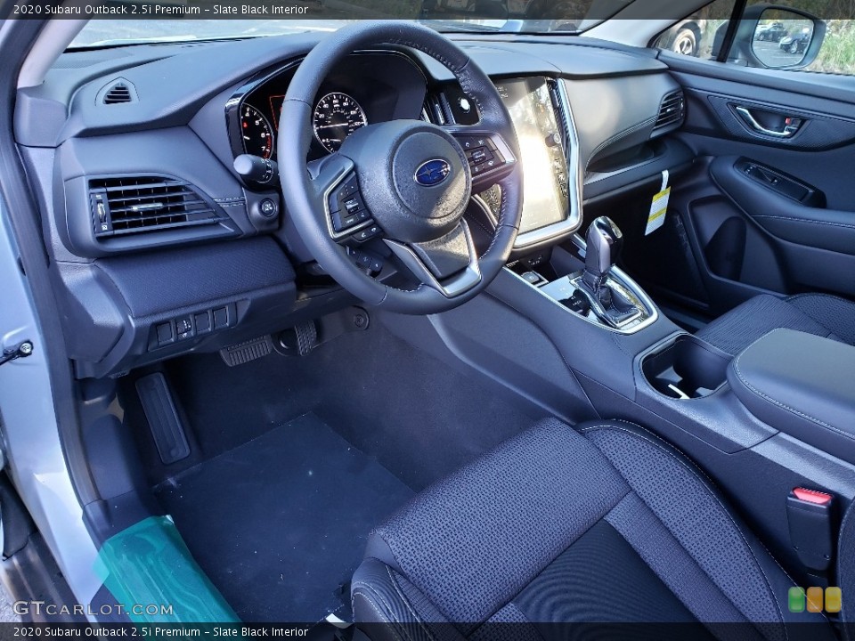 Slate Black Interior Photo for the 2020 Subaru Outback 2.5i Premium #135501278