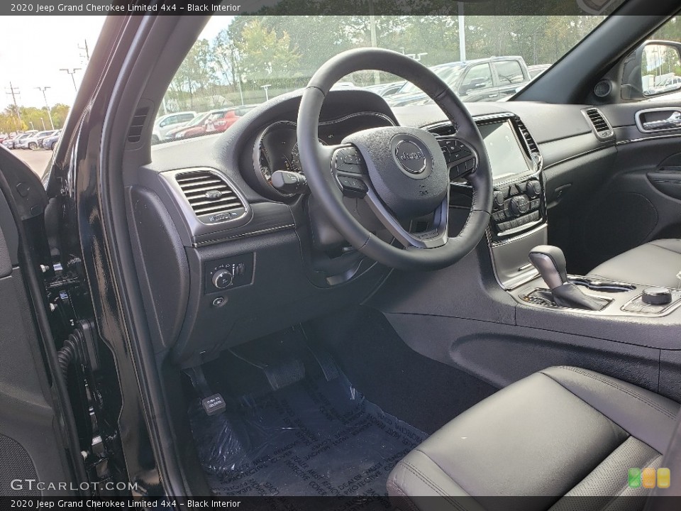 Black Interior Front Seat for the 2020 Jeep Grand Cherokee Limited 4x4 #135507626