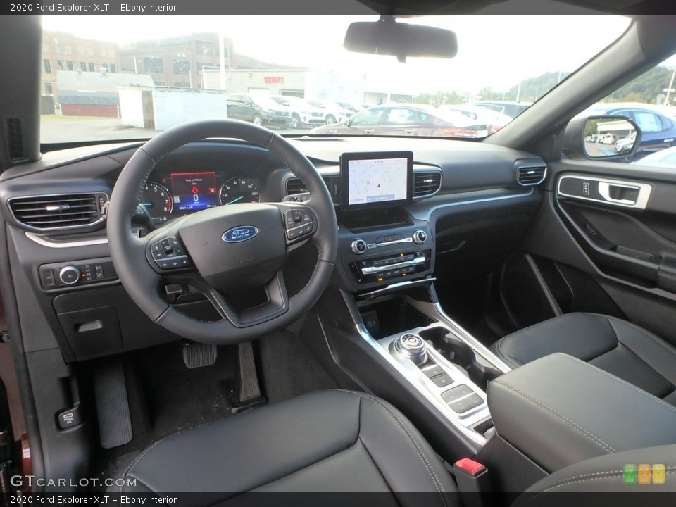 Ebony Interior Photo for the 2020 Ford Explorer XLT #135509813