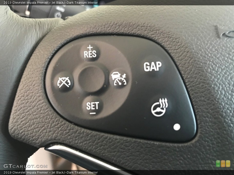 Jet Black/­Dark Titanium Interior Steering Wheel for the 2019 Chevrolet Impala Premier #135517529