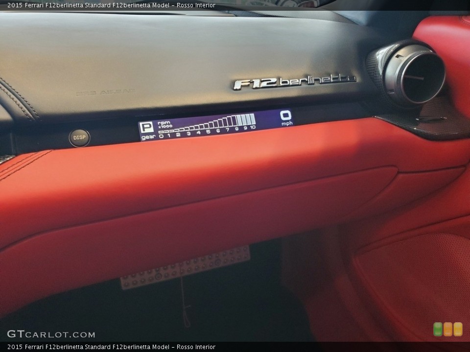 Rosso Interior Gauges for the 2015 Ferrari F12berlinetta  #135522992