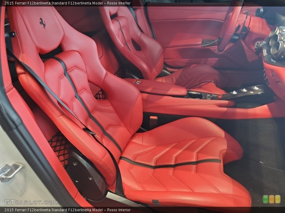 Rosso 2015 Ferrari F12berlinetta Interiors