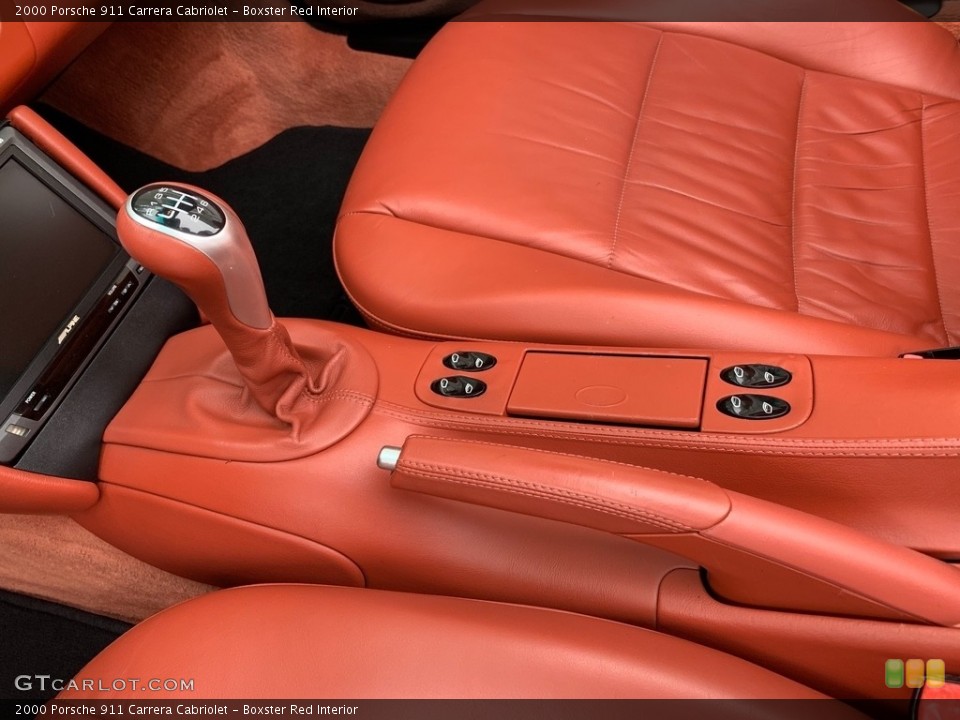 Boxster Red Interior Transmission for the 2000 Porsche 911 Carrera Cabriolet #135532198
