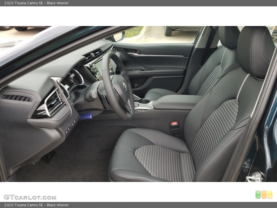 Black Interior Front Seat for the 2020 Toyota Camry SE #135533673