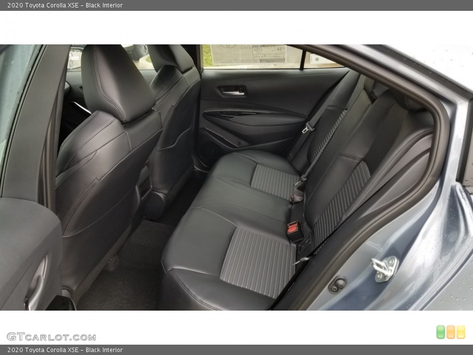 Black Interior Rear Seat for the 2020 Toyota Corolla XSE #135534321