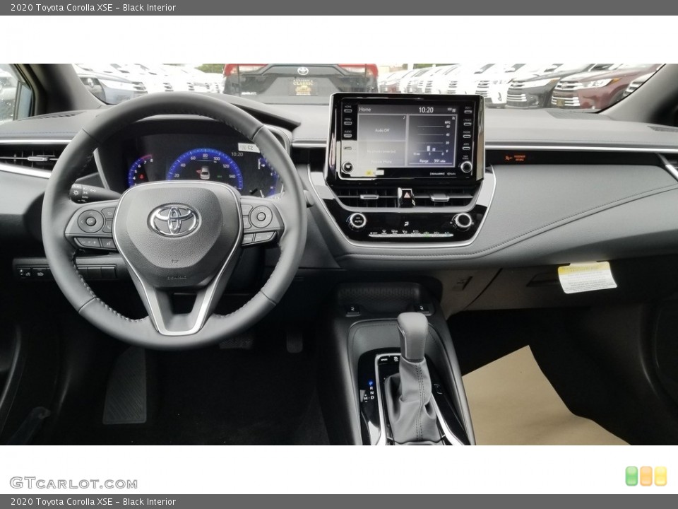 Black Interior Steering Wheel for the 2020 Toyota Corolla XSE #135534333