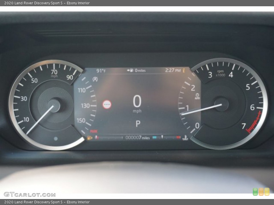Ebony Interior Gauges for the 2020 Land Rover Discovery Sport S #135537297