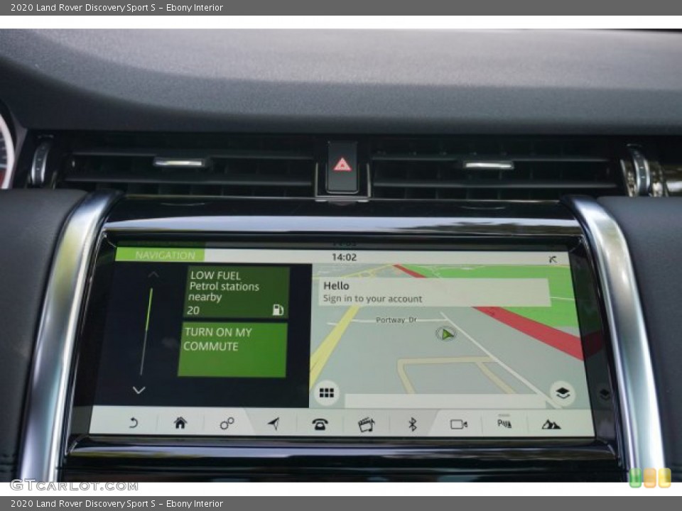 Ebony Interior Navigation for the 2020 Land Rover Discovery Sport S #135537885