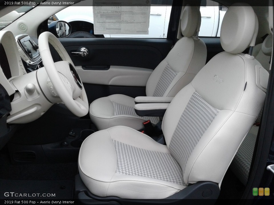 Avorio (Ivory) Interior Photo for the 2019 Fiat 500 Pop #135539904