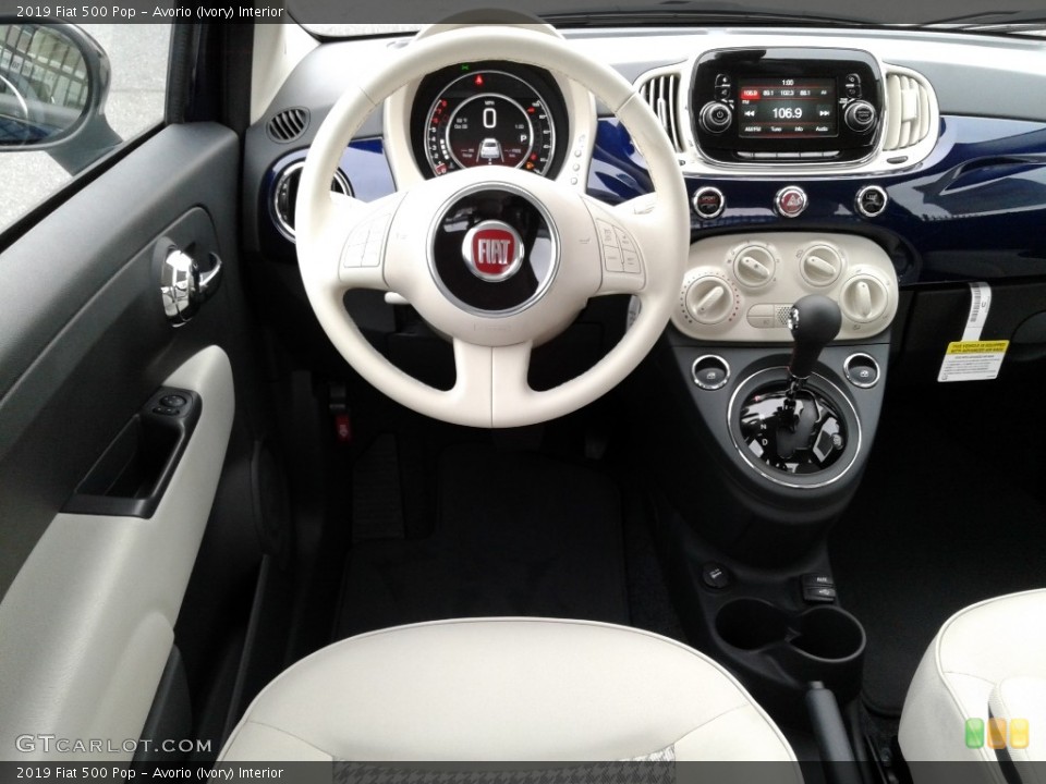 Avorio (Ivory) Interior Dashboard for the 2019 Fiat 500 Pop #135540129