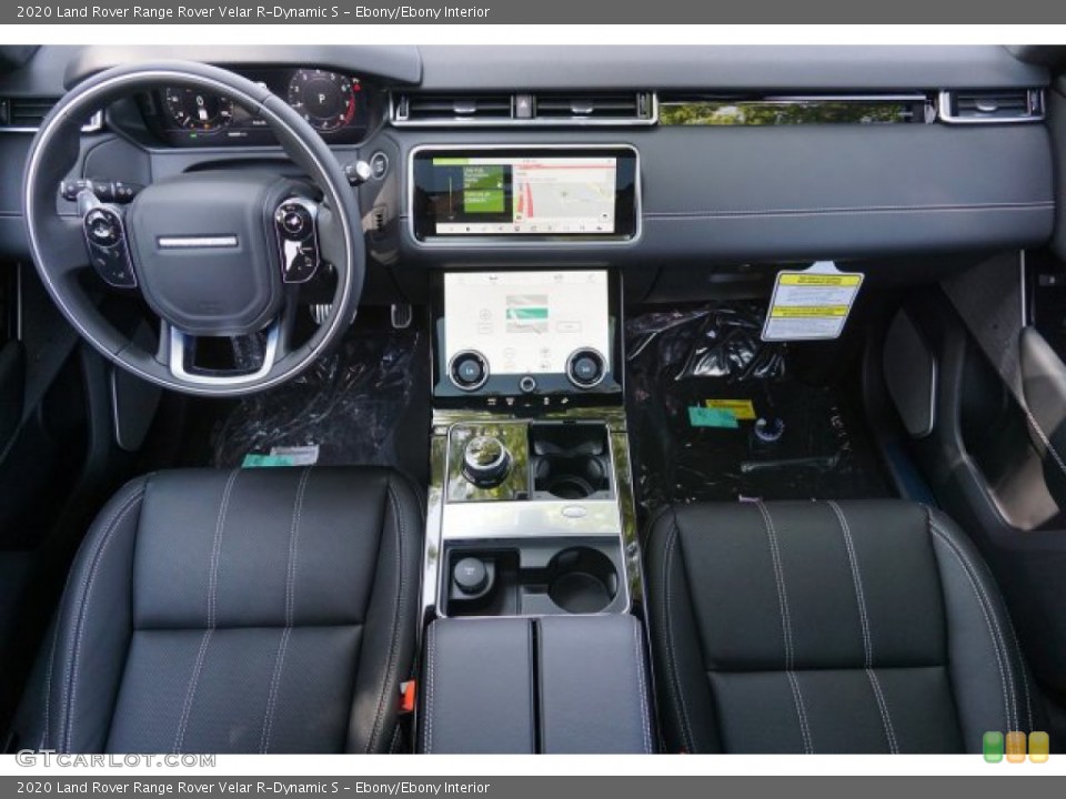Ebony/Ebony Interior Dashboard for the 2020 Land Rover Range Rover Velar R-Dynamic S #135540792