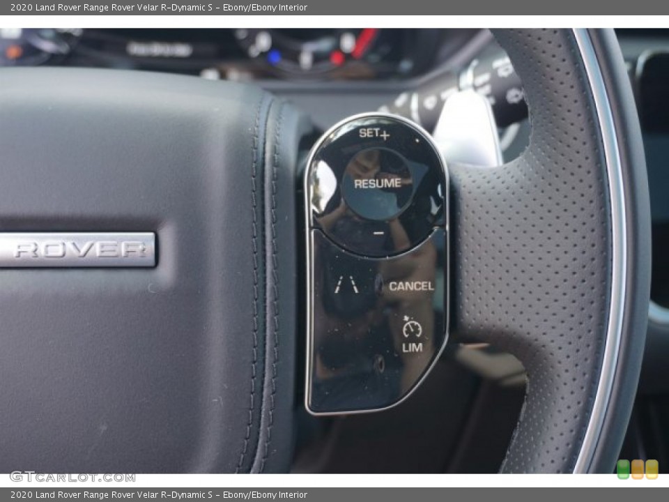 Ebony/Ebony Interior Steering Wheel for the 2020 Land Rover Range Rover Velar R-Dynamic S #135540840