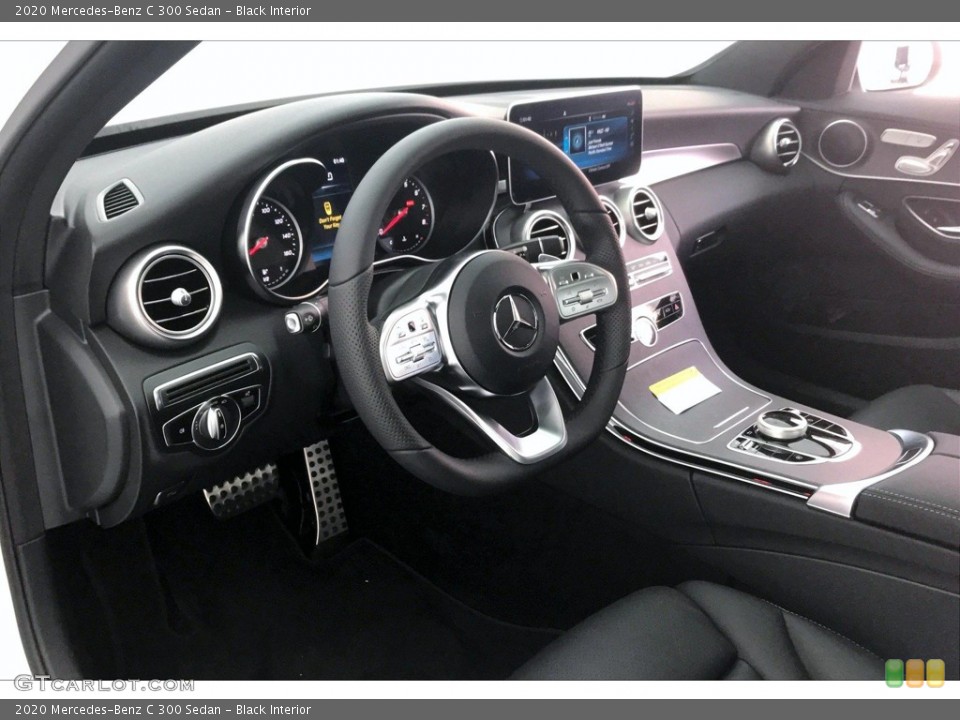 Black Interior Dashboard for the 2020 Mercedes-Benz C 300 Sedan #135543777