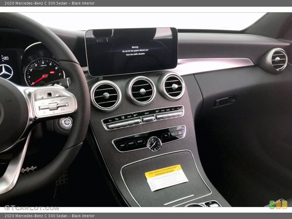 Black Interior Controls for the 2020 Mercedes-Benz C 300 Sedan #135543833