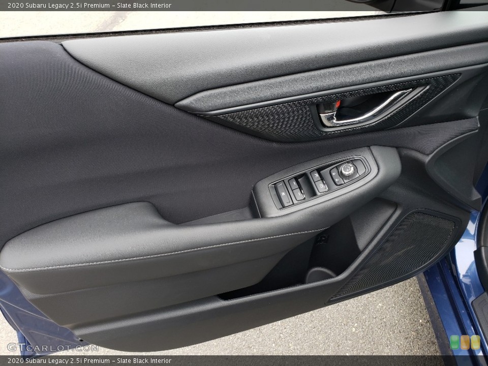 Slate Black Interior Door Panel for the 2020 Subaru Legacy 2.5i Premium #135546153