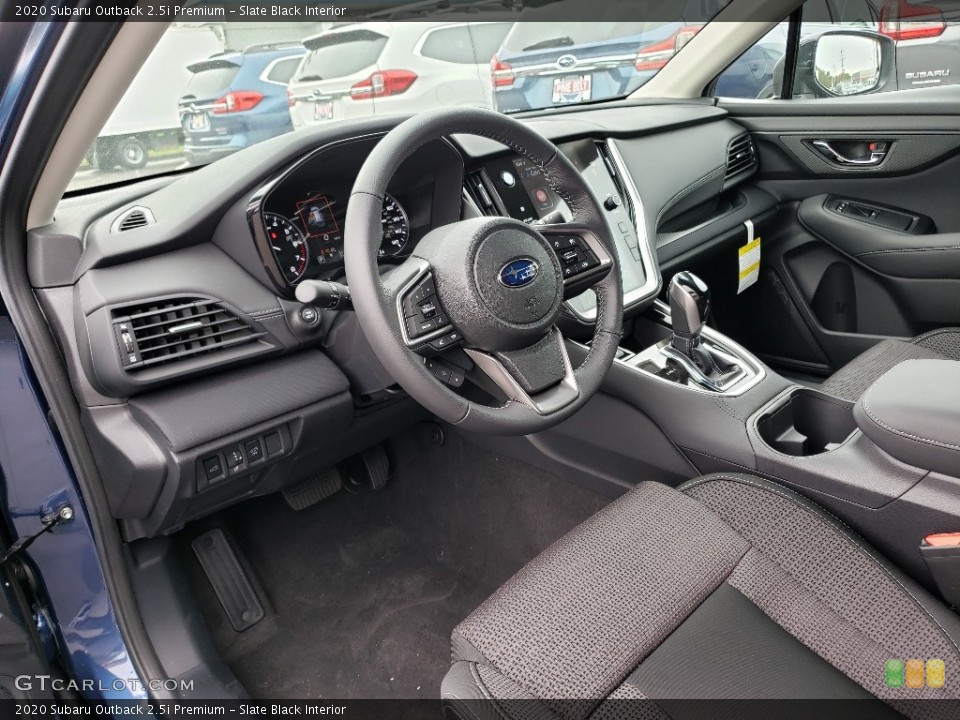 Slate Black Interior Photo for the 2020 Subaru Outback 2.5i Premium #135546411