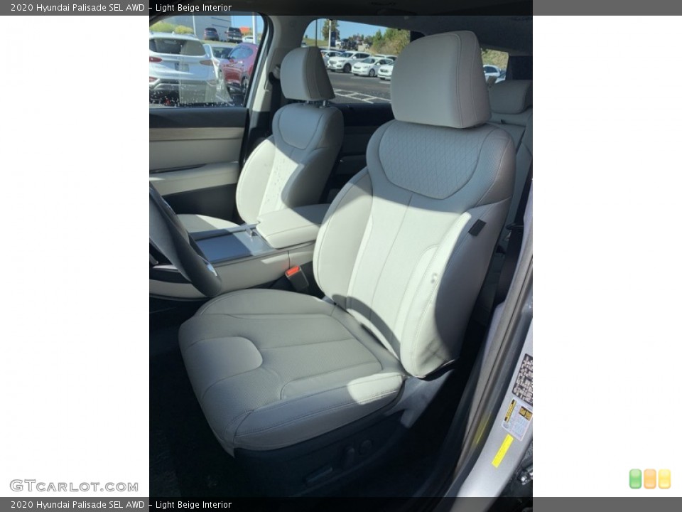 Light Beige Interior Front Seat for the 2020 Hyundai Palisade SEL AWD #135549413
