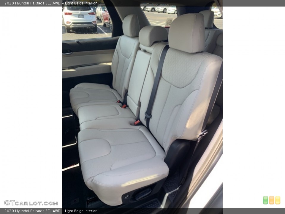 Light Beige Interior Rear Seat for the 2020 Hyundai Palisade SEL AWD #135549483