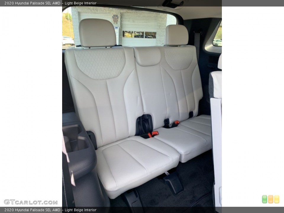 Light Beige Interior Rear Seat for the 2020 Hyundai Palisade SEL AWD #135549674