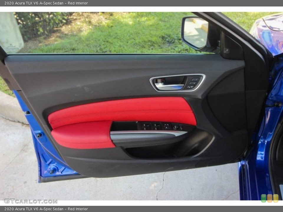 Red Interior Door Panel for the 2020 Acura TLX V6 A-Spec Sedan #135556535