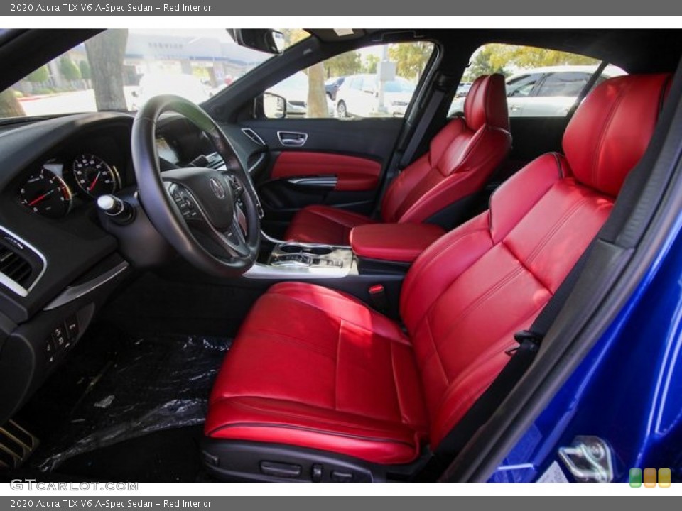 Red Interior Front Seat for the 2020 Acura TLX V6 A-Spec Sedan #135556570