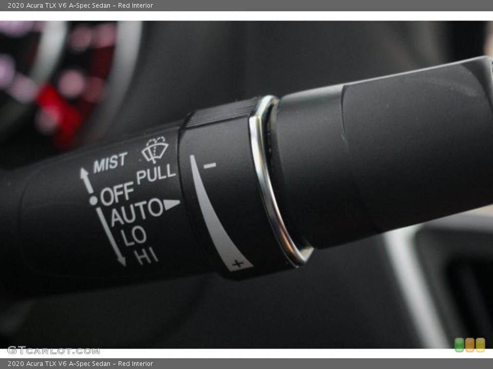 Red Interior Controls for the 2020 Acura TLX V6 A-Spec Sedan #135557072