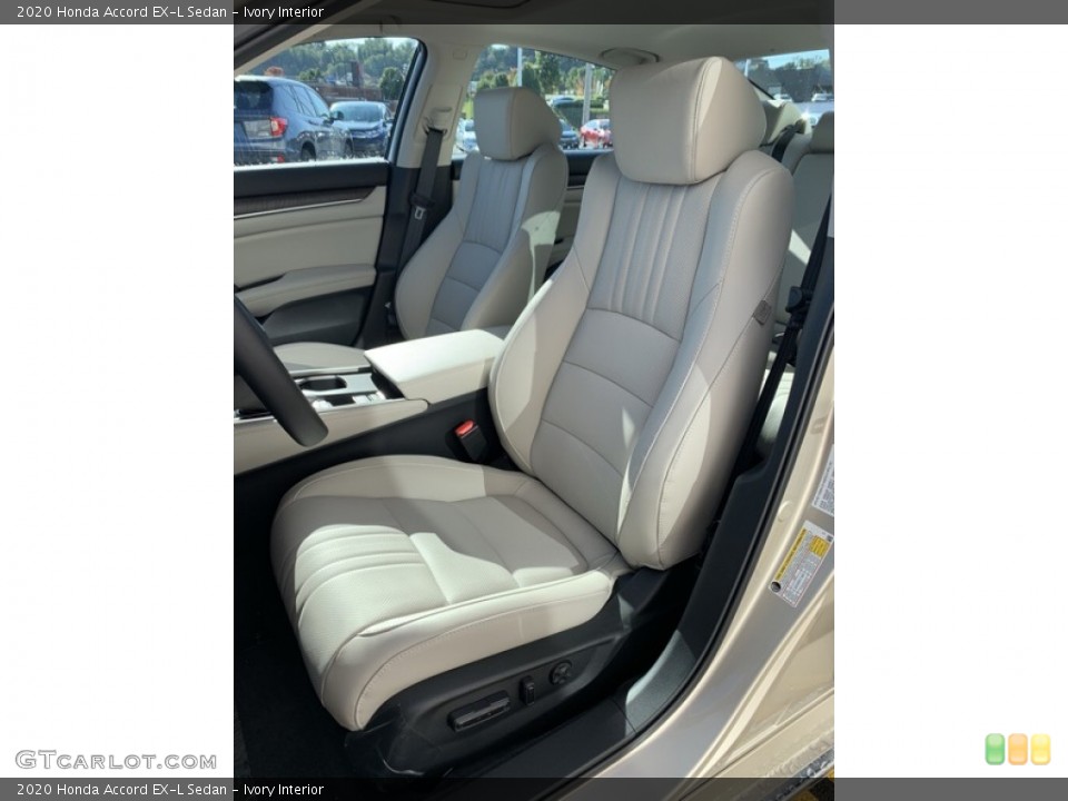 Ivory Interior Front Seat for the 2020 Honda Accord EX-L Sedan #135563762