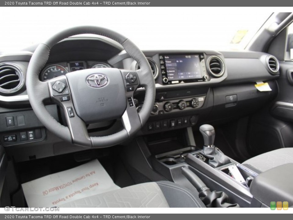 TRD Cement/Black Interior Dashboard for the 2020 Toyota Tacoma TRD Off Road Double Cab 4x4 #135567374