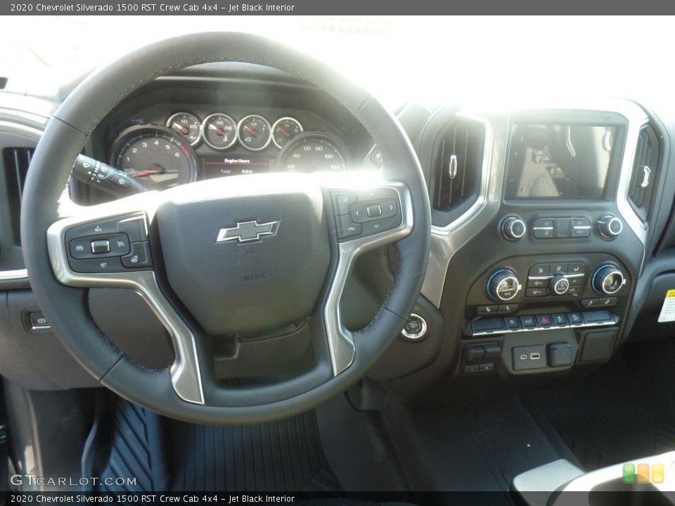 Jet Black Interior Steering Wheel for the 2020 Chevrolet Silverado 1500 RST Crew Cab 4x4 #135577852