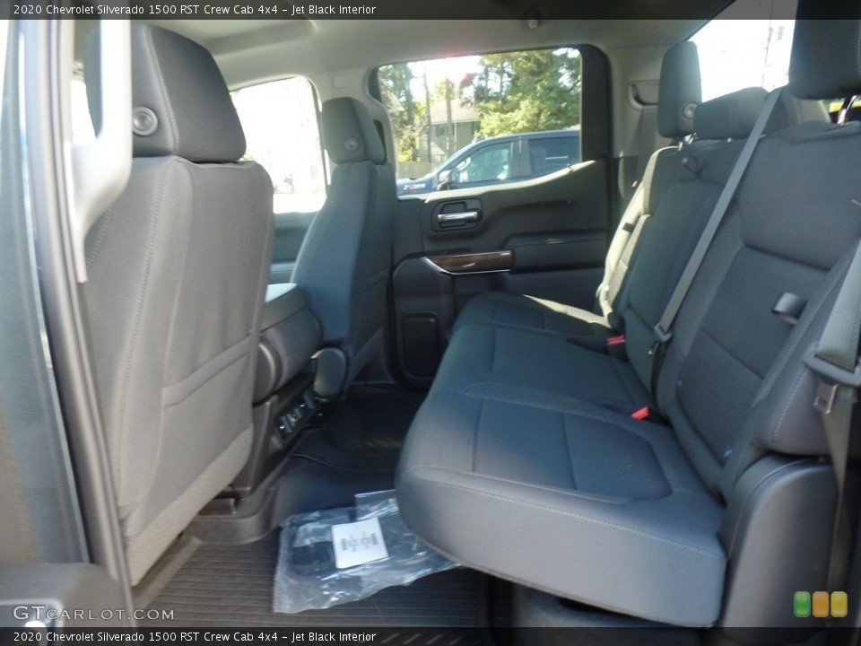 Jet Black Interior Rear Seat for the 2020 Chevrolet Silverado 1500 RST Crew Cab 4x4 #135578386