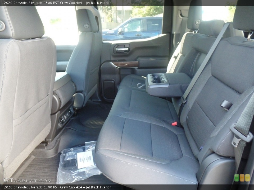 Jet Black Interior Rear Seat for the 2020 Chevrolet Silverado 1500 RST Crew Cab 4x4 #135578428