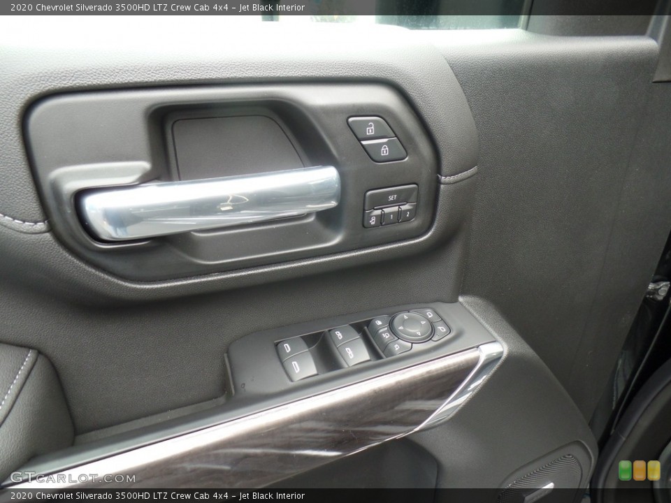 Jet Black Interior Door Panel for the 2020 Chevrolet Silverado 3500HD LTZ Crew Cab 4x4 #135579466