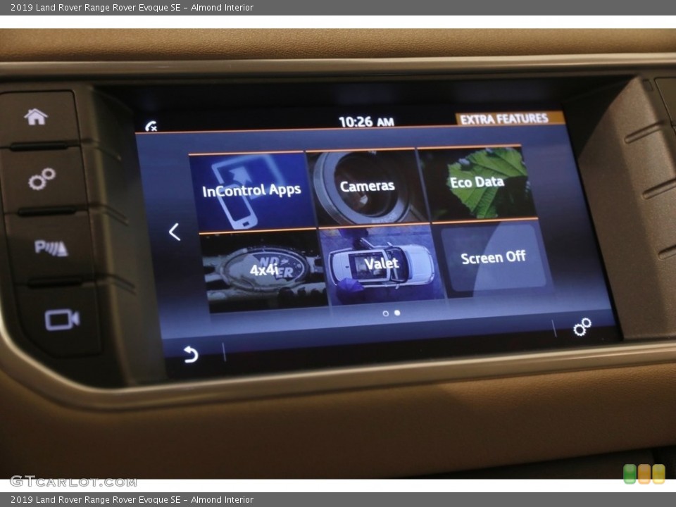 Almond Interior Controls for the 2019 Land Rover Range Rover Evoque SE #135579565