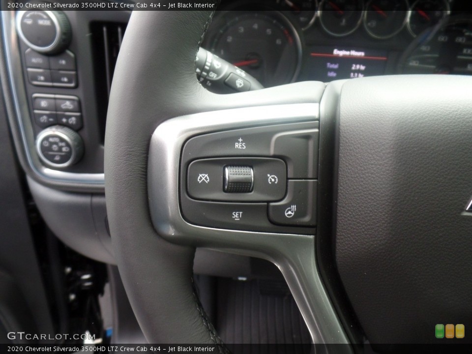 Jet Black Interior Steering Wheel for the 2020 Chevrolet Silverado 3500HD LTZ Crew Cab 4x4 #135579736
