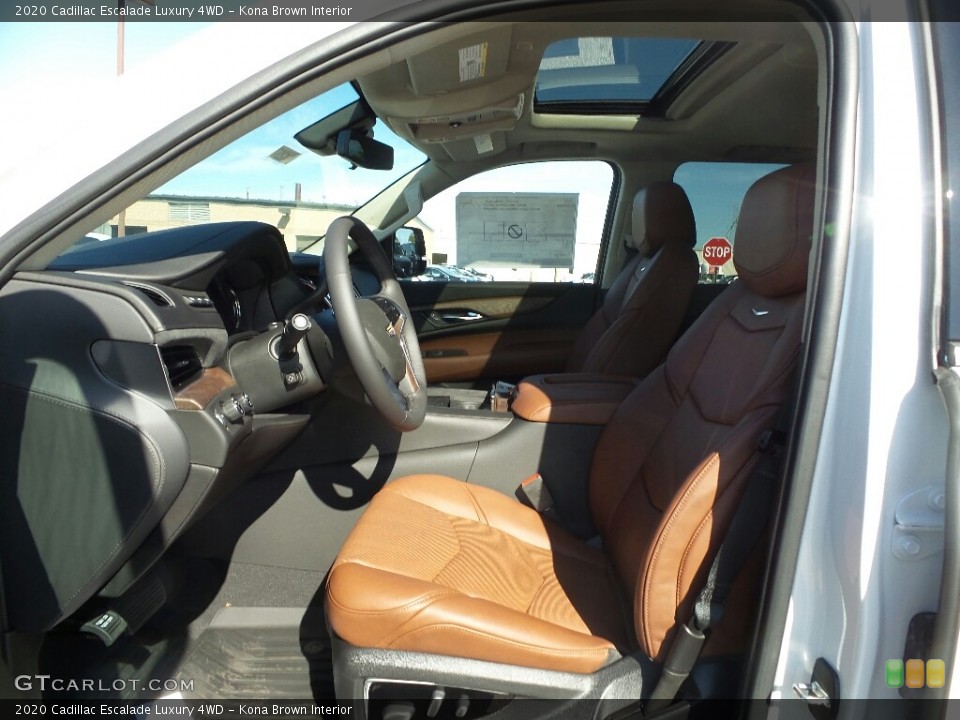 Kona Brown 2020 Cadillac Escalade Interiors