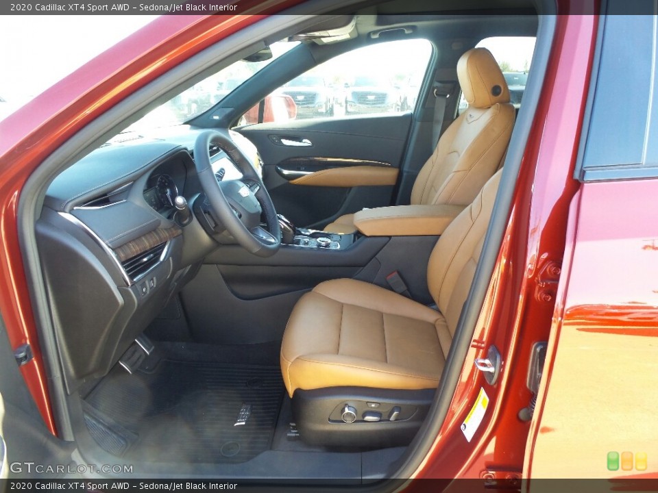 Sedona/Jet Black Interior Photo for the 2020 Cadillac XT4 Sport AWD #135581602