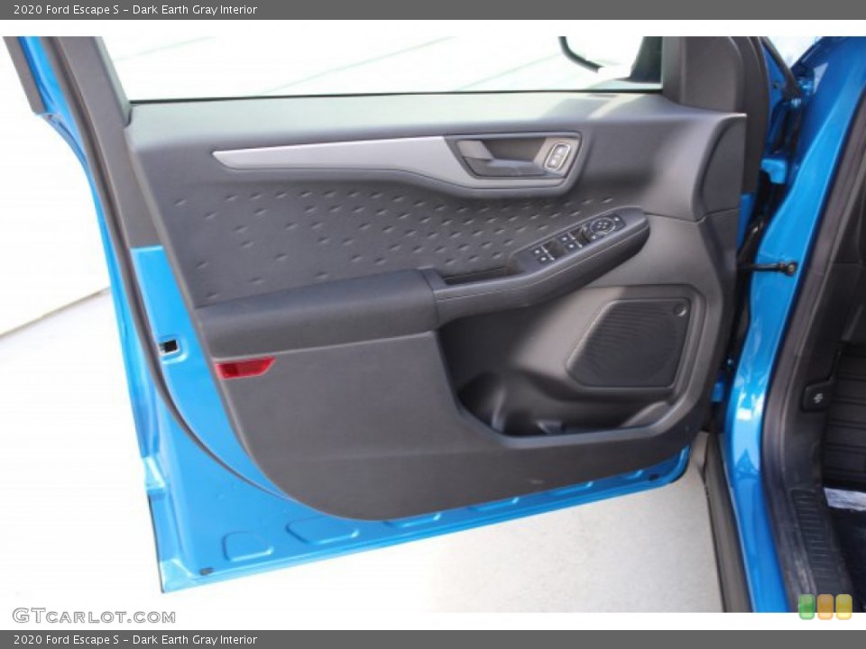 Dark Earth Gray Interior Door Panel for the 2020 Ford Escape S #135584566