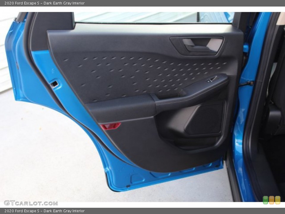 Dark Earth Gray Interior Front Seat for the 2020 Ford Escape S #135584674