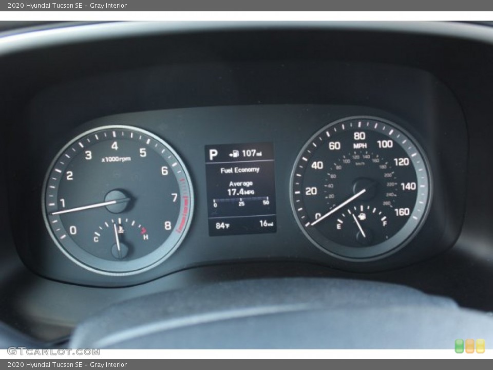 Gray Interior Gauges for the 2020 Hyundai Tucson SE #135585229