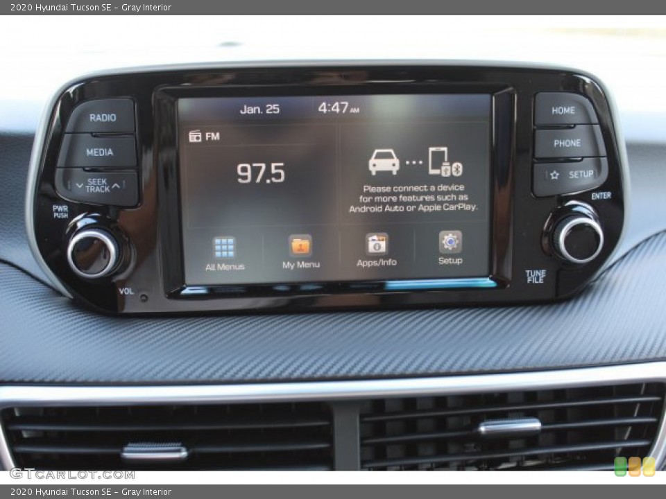 Gray Interior Controls for the 2020 Hyundai Tucson SE #135585256