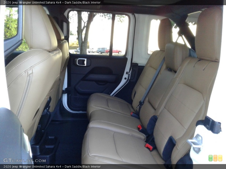 Dark Saddle/Black Interior Rear Seat for the 2020 Jeep Wrangler Unlimited Sahara 4x4 #135591103