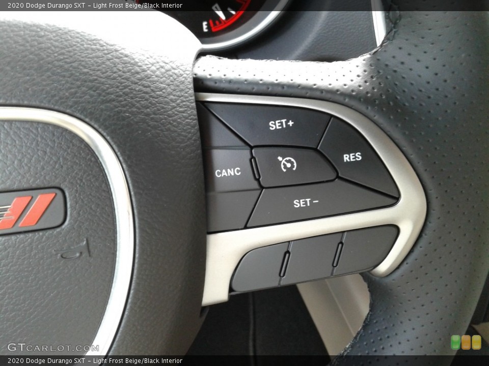 Light Frost Beige/Black Interior Steering Wheel for the 2020 Dodge Durango SXT #135591589