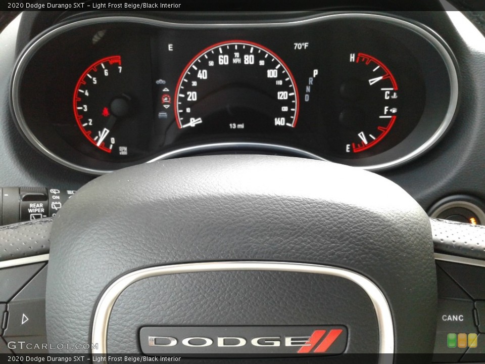 Light Frost Beige/Black Interior Gauges for the 2020 Dodge Durango SXT #135591595